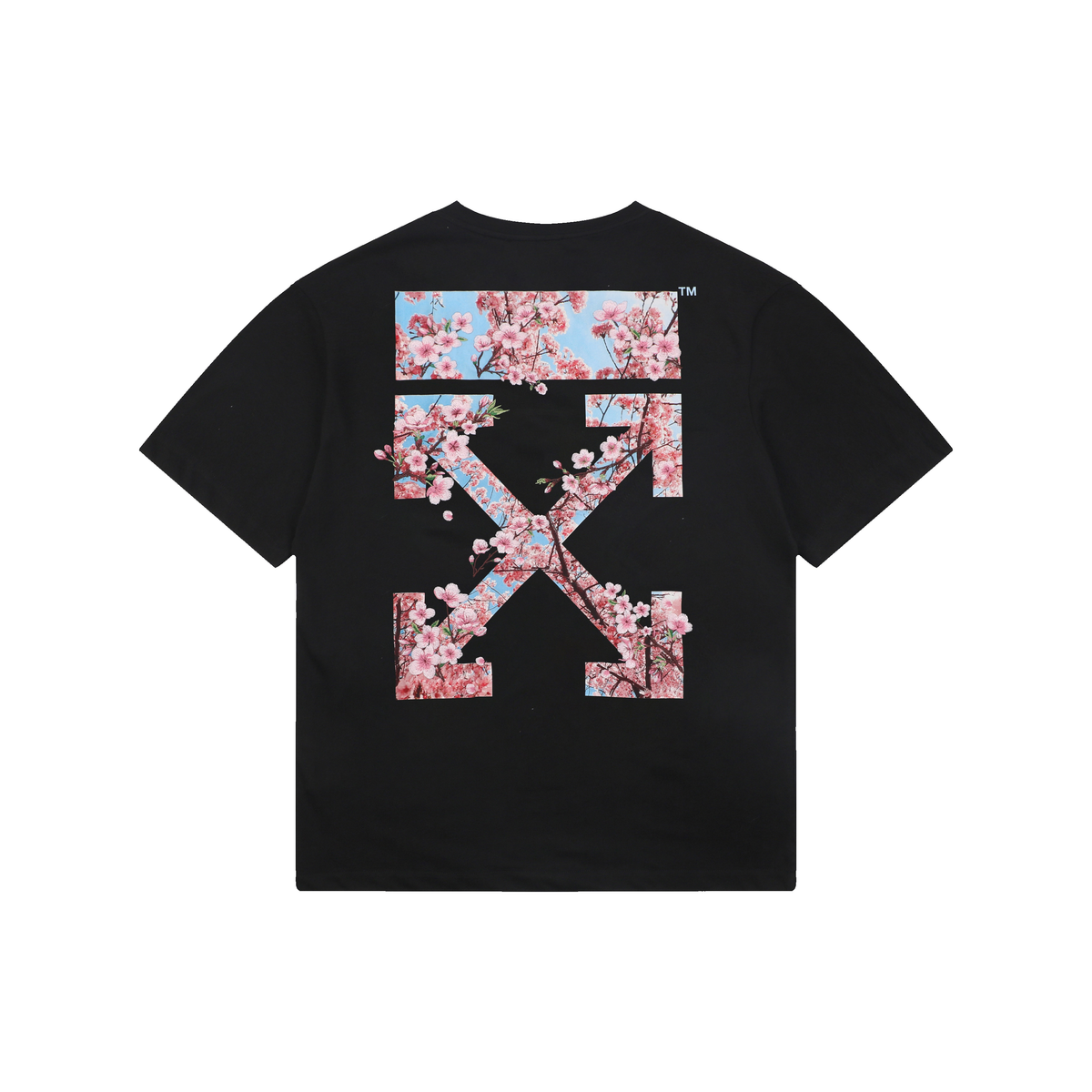 Off-White Gradient Interwoven Arrow Print T-Shirt | Black Short-Sleeve