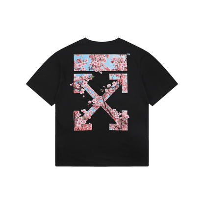 Off-White Gradient Interwoven Arrow Print T-Shirt | Black Short-Sleeve