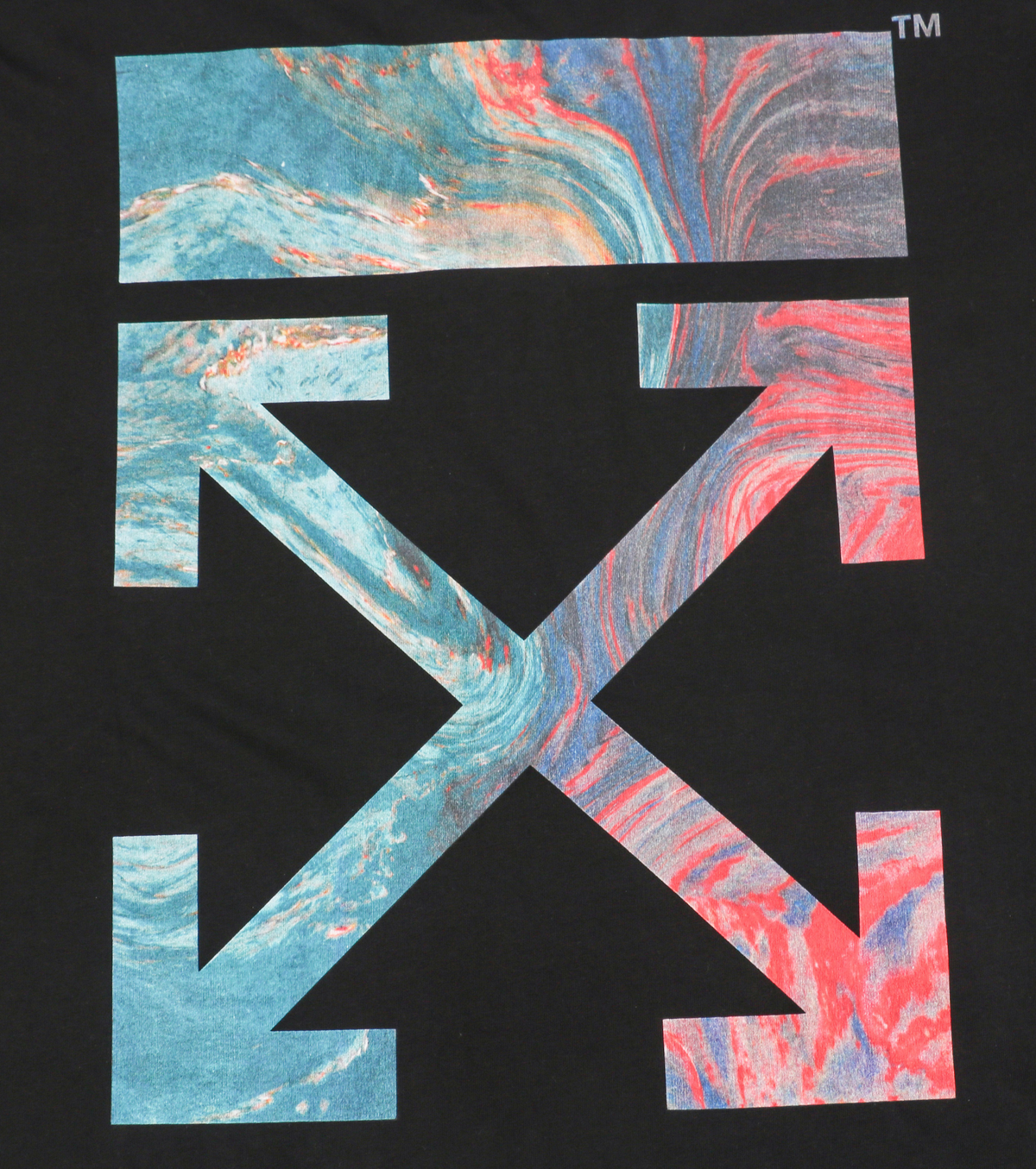 Off-White Multicolor Dye Arrow Print T-Shirt | Short-Sleeve