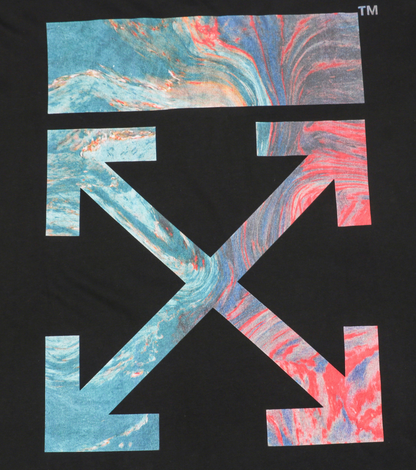 Off-White Multicolor Dye Arrow Print T-Shirt | Short-Sleeve