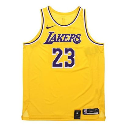 Nike Lakers LeBron James AU Player Edition Connected Basketball Jersey