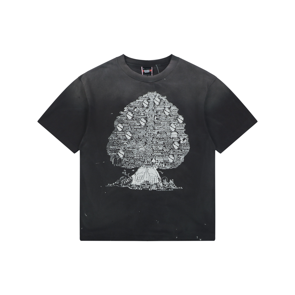 Saint Michael Tree of Life Print Short-Sleeve T-Shirt