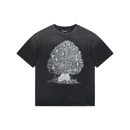 Saint Michael Tree of Life Print Short-Sleeve T-Shirt