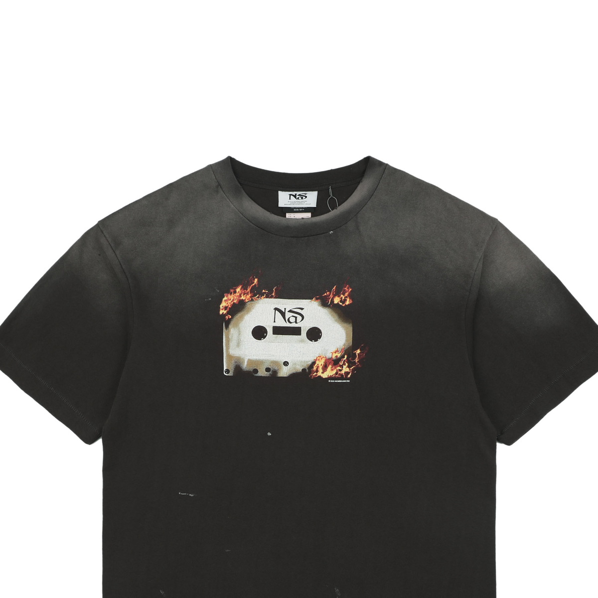 Saint Michael Flame Cassette Player Graphic Short-Sleeve T-Shirt