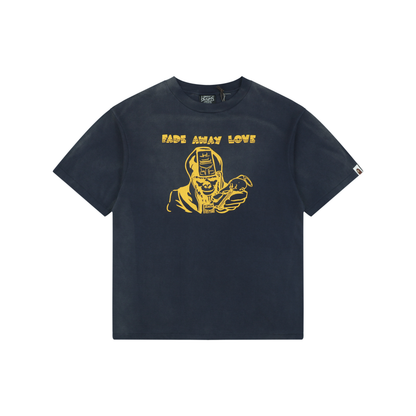Saint Michael Short-Sleeve T-Shirt with Ape-Devil Graphic