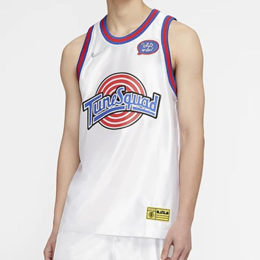 Nike LeBron James 23 Space Jam Large Dunk 2 Jersey - White
