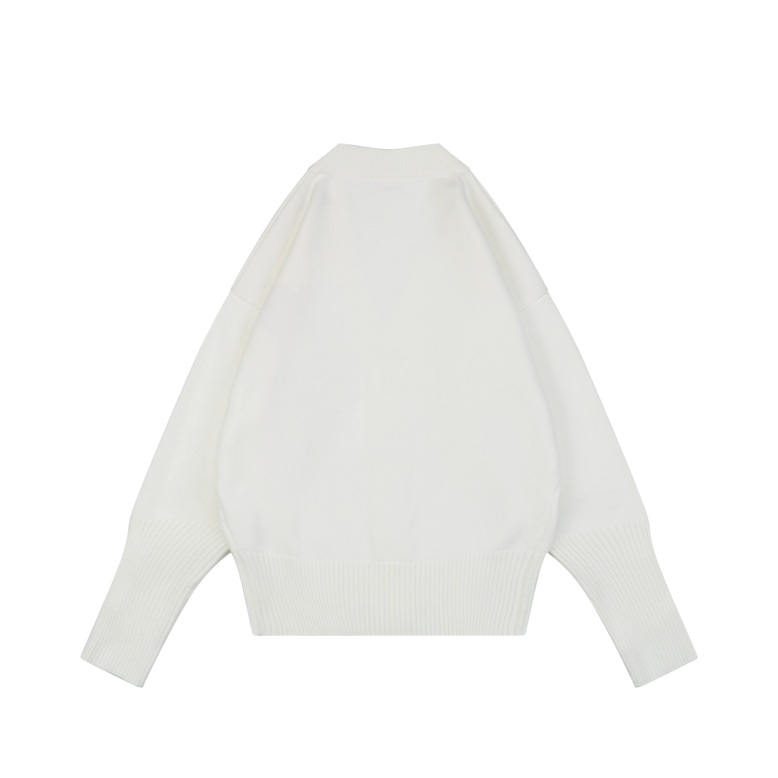 AMI Paris Heart-Jacquard Turtleneck Cardigan | Knit Layer