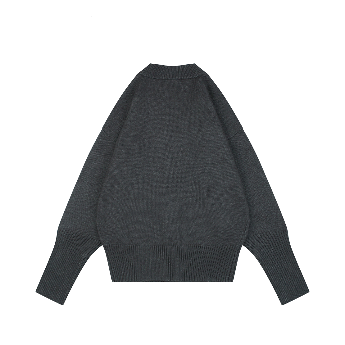 AMI Paris Heart-Jacquard Turtleneck Cardigan | Knit Layer