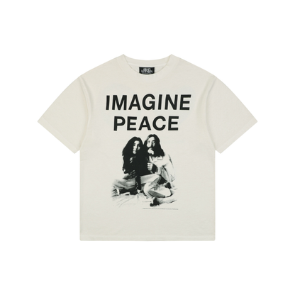 Saint Michael Anti-War Peace Manifesto Print Short-Sleeve T-Shirt