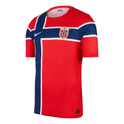 Nike Norway 2026/27 Match Home Aero-FIT Authentic Jersey, Chile Red/White
