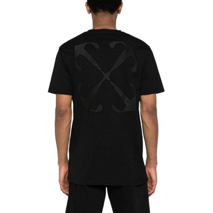 Off-White Anchor-Pattern Arrow Embroidery T-Shirt | Short-Sleeve