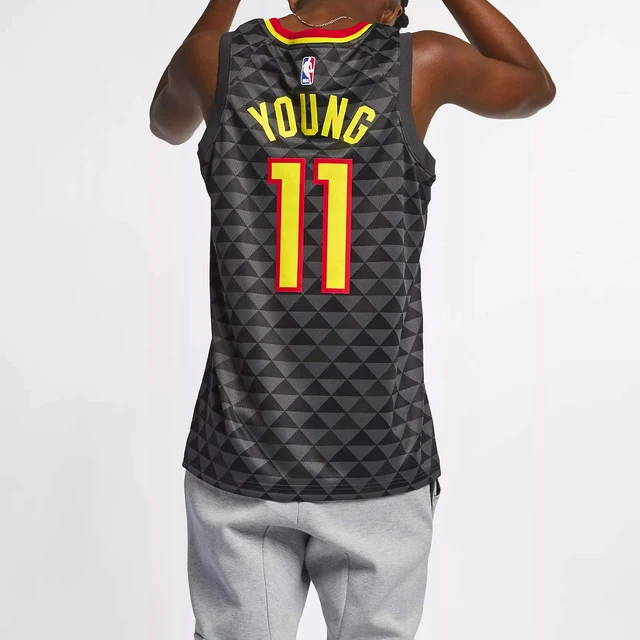 Nike  Atlanta Hawks #11 Trae Young Swingman Jersey – Black | Statement Edition