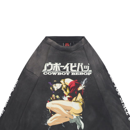 Saint Michael Cowboy Bebop Print Long-Sleeve Top