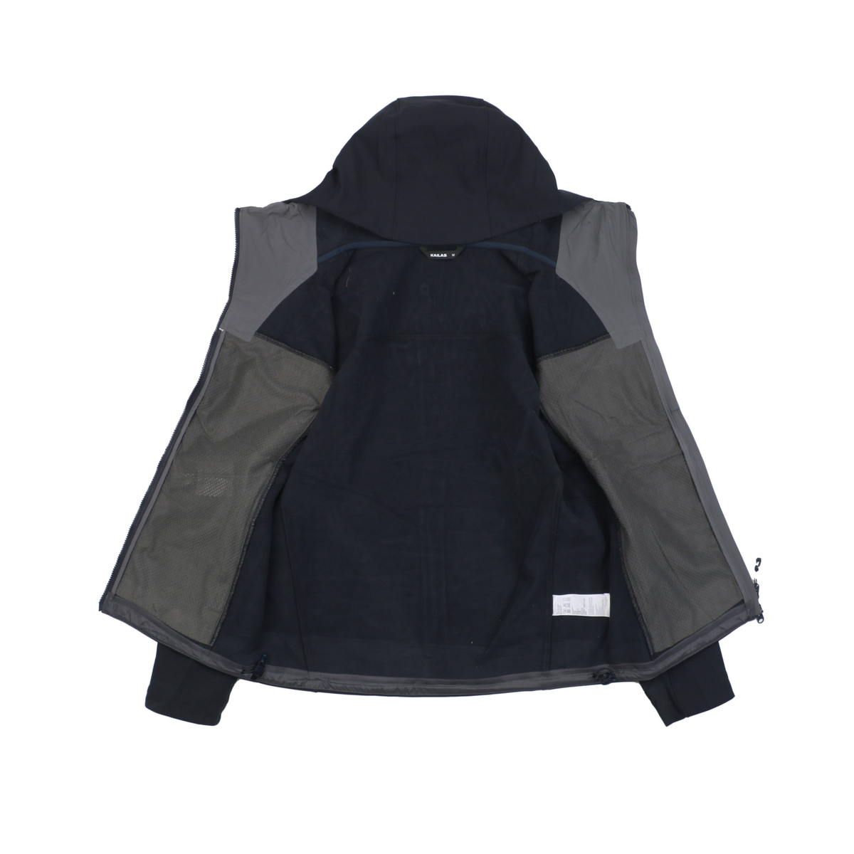 Kailas Outdoor Softshell Hooded Jacket – Black | Windproof Stretch Fleece-Lined Hiking Jacket
