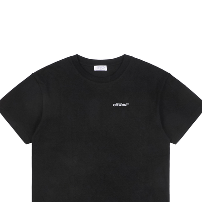 Off-White Wavy Anchor Arrow Embroidery T-Shirt | Short-Sleeve