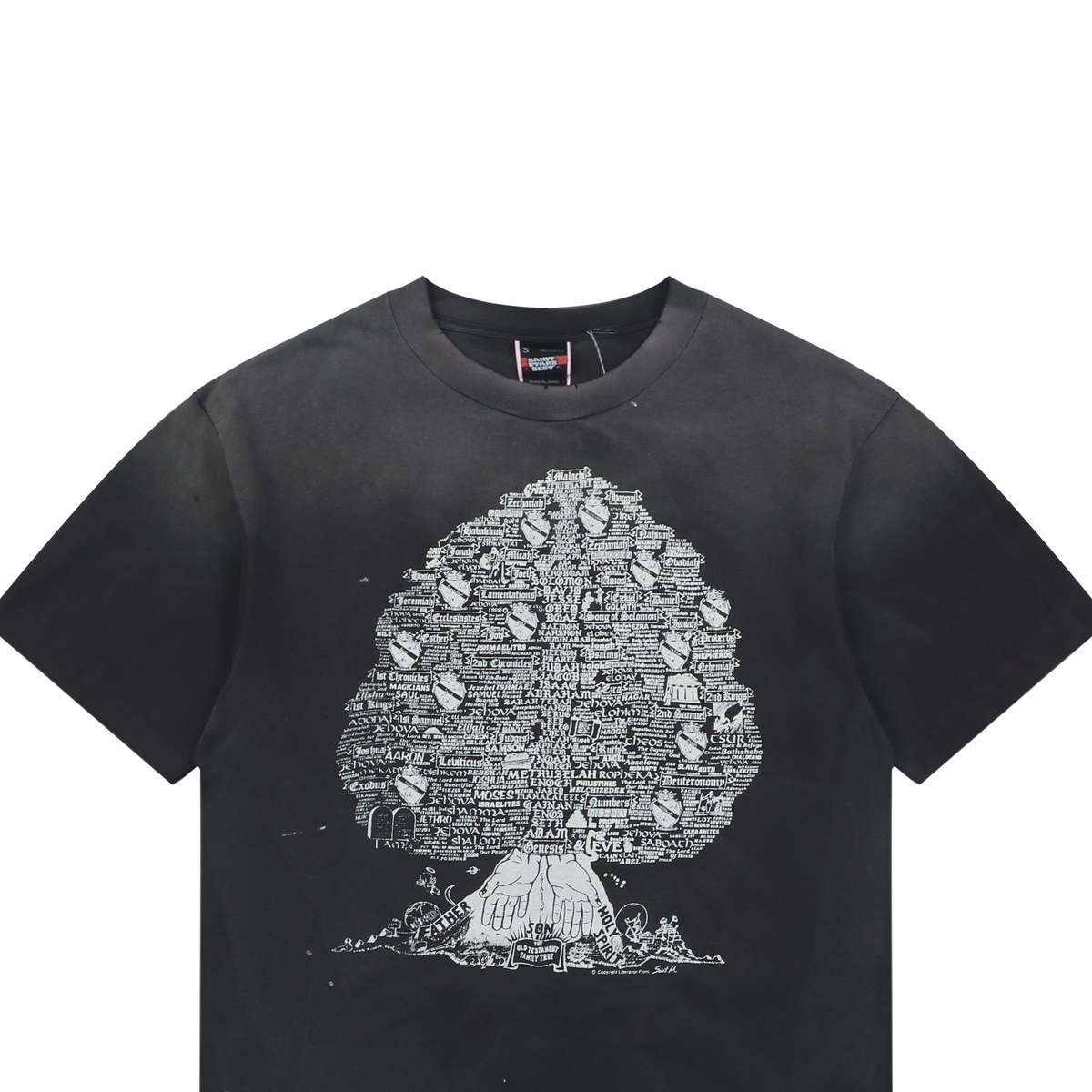 Saint Michael Tree of Life Print Short-Sleeve T-Shirt