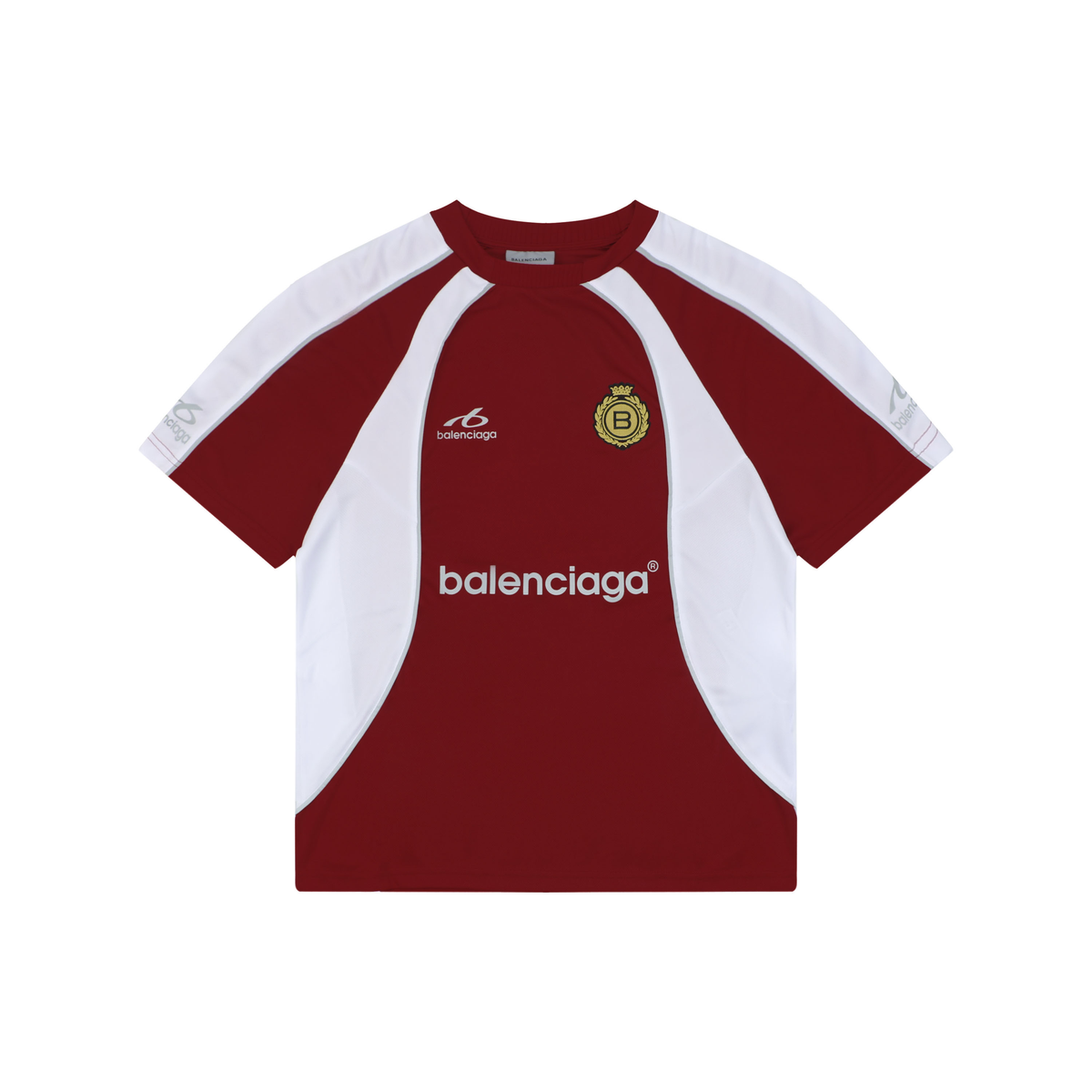Balenciaga Soccer FW26 Printed Raglan T-Shirt – Men's