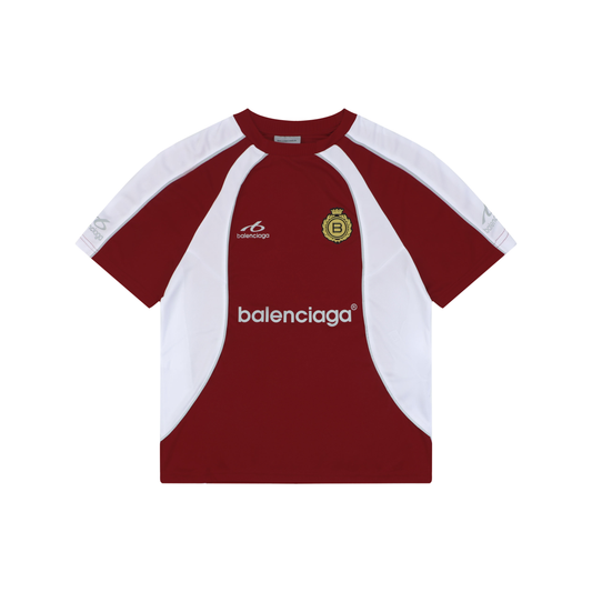Balenciaga Soccer FW26 Printed Raglan T-Shirt – Men's