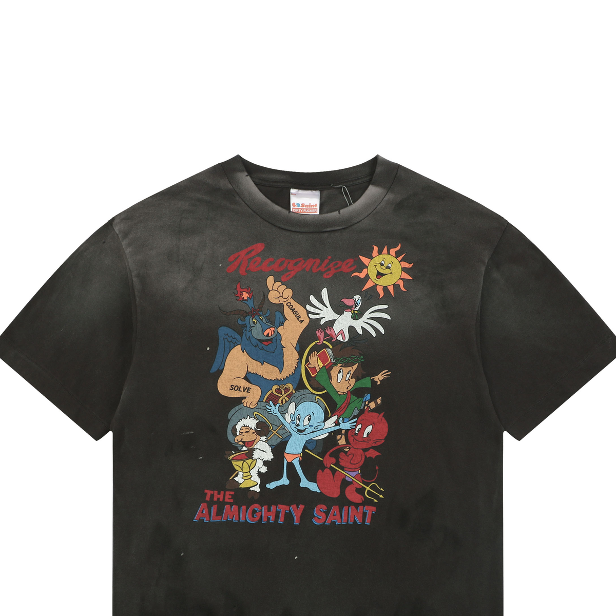 Saint Michael Cartoon All-Over Print Short-Sleeve T-Shirt