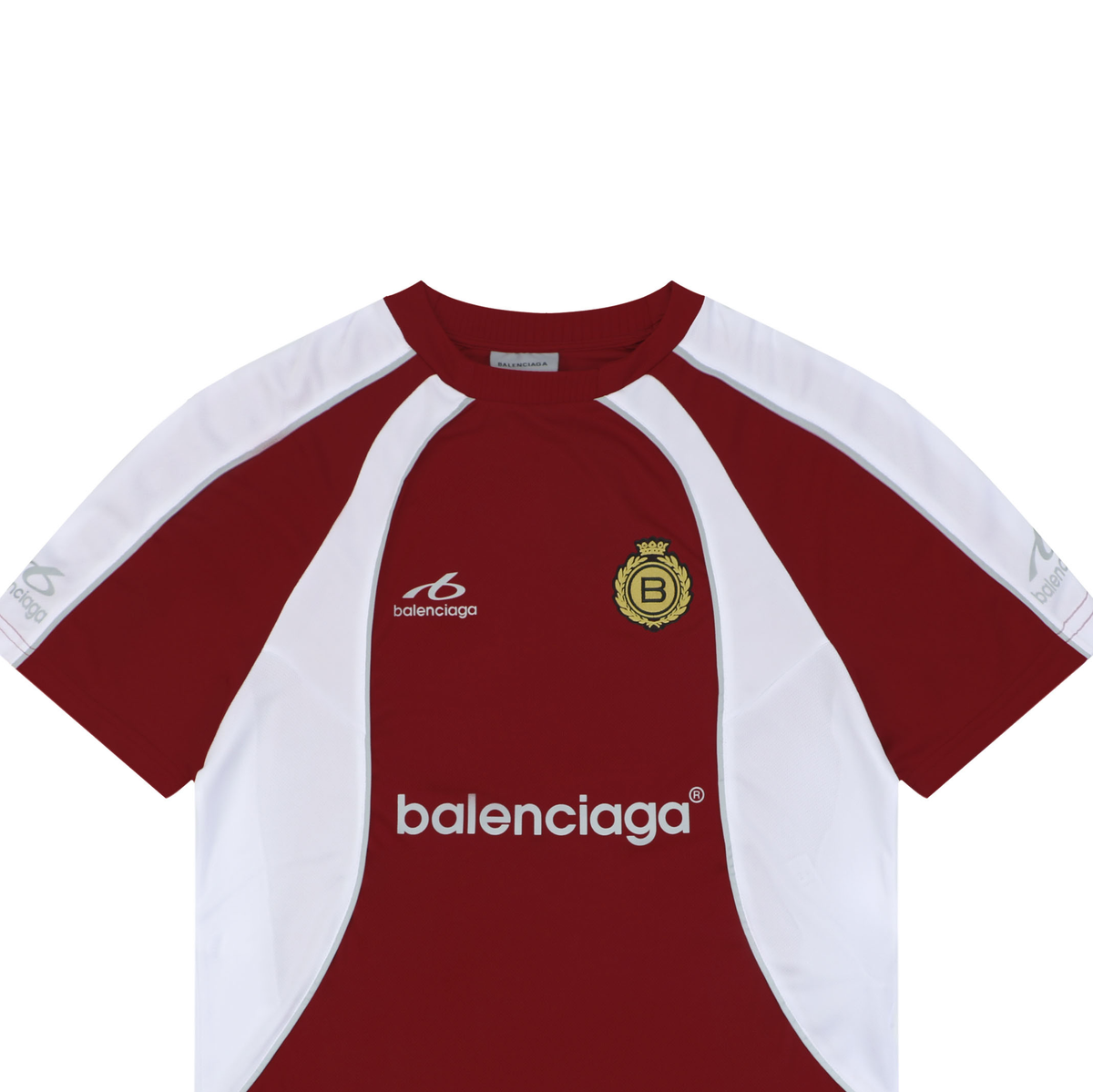 Balenciaga Soccer FW26 Printed Raglan T-Shirt – Men's