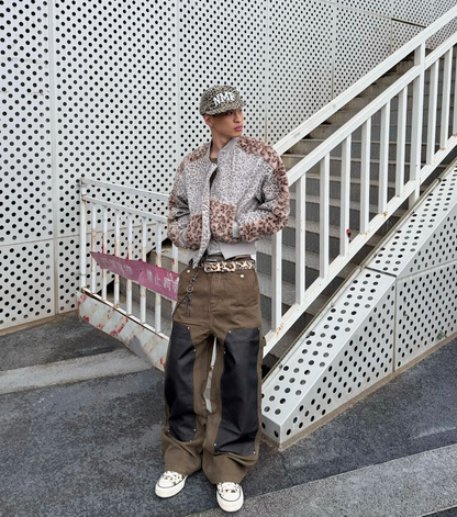 Chrome Hearts 24FW Logger Pants with Leather Panels