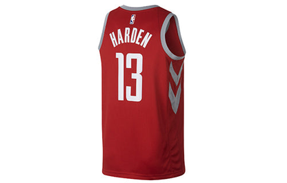 Nike James Harden Houston Rockets No. 13 City Edition Swingman Jersey - Red