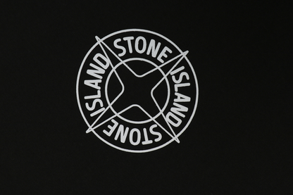 Stone Island Circle Star Logo Print Short-Sleeve T-Shirt