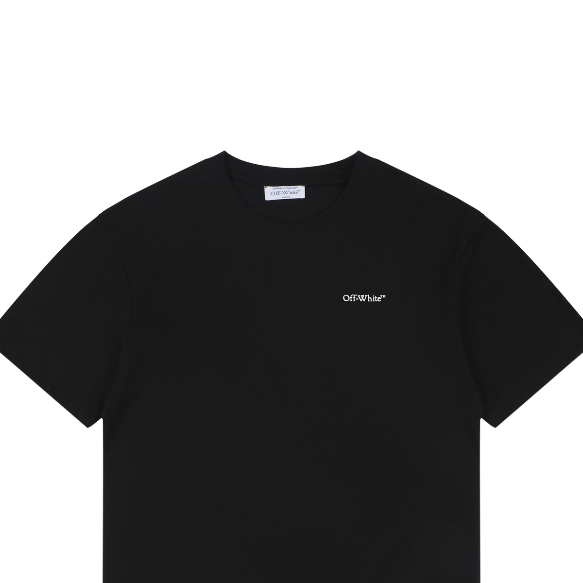 Off-White Distressed Metal Boat Rack Graphic T-Shirt | Black Short-Sleeve