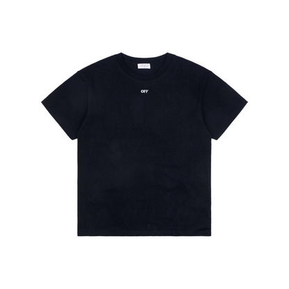 Off-White Anchor-Pattern Arrow Embroidery T-Shirt | Short-Sleeve