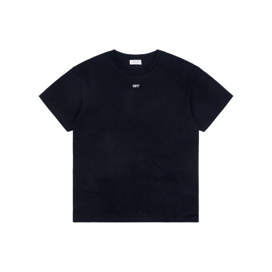 Off-White Anchor-Pattern Arrow Embroidery T-Shirt | Short-Sleeve