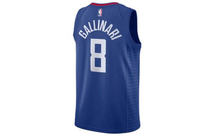 Nike Clippers No. 8 Blue SW Fan Edition Jersey