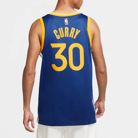 Nike Golden State Warriors Curry No. 30 SW Fan Edition Jersey, 2020–21 Blue
