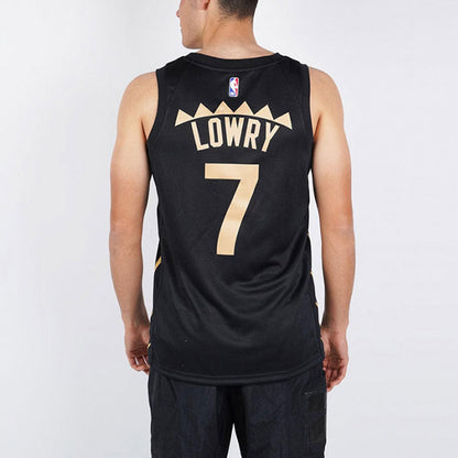 Nike Toronto Raptors No. 7 Retro SW Fan Edition Basketball Jersey - Black