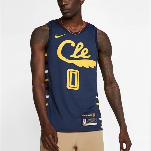 Nike CLE City Edition Swingman T-Shirt Jersey | Navy