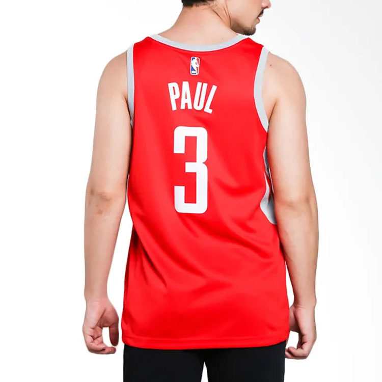 Nike Chris Paul Rockets Icon Edition Swingman Jersey | Red