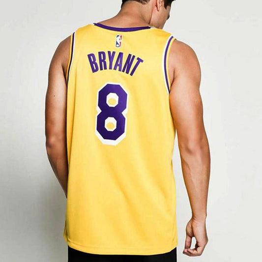 Nike Lakers Kobe No. 8 SW Fan Edition Basketball Jersey, Yellow