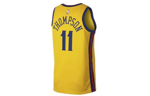 Nike Golden State Warriors Klay Thompson SW Jersey | Yellow